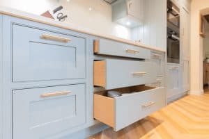 perspective image of bespoke kitchen design